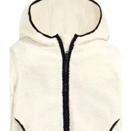 Cherry Crumble by Nitt Hyman Kids Off-White & Black Regular Fit Full Sleeves Sweatshirt image 4