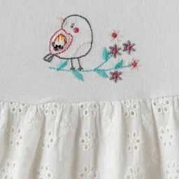 R&B Kids Multi Embroidery Regular Fit Dress & Shorts Set With Headband image 5