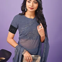 Leelavati Embellished Beads and Stones Saree image 5