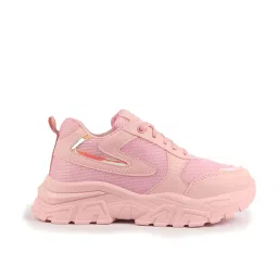 Fausto Women's Pink Casual Sneakers image 1