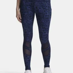 Jockey Blue Printed Sports Leggings image 1