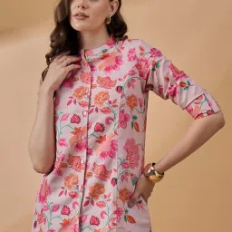 Winza Designer Peach Printed Top image 1