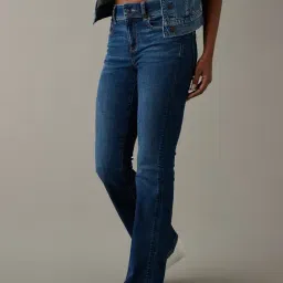 American Eagle Blue Cotton Solid Jeans-picture-21