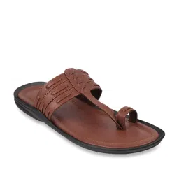 Walkway Men's Tan Toe Ring Sandals image 2