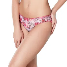 Amante Rouge Red Floral Print Bikini image 3