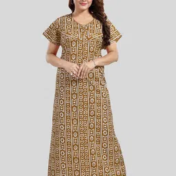 Gutthi Women Beige Nightdress-picture-39