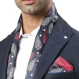 Tossido Blue Printed Stole image 5