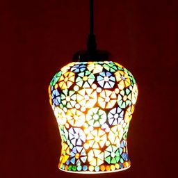 GAUVIK Green & Blue Printed Ceiling Lamp-picture-26