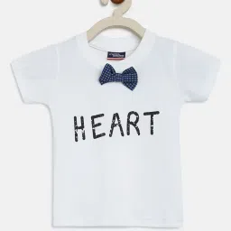 lil tomatoes Li'l Tomatoes Kids White & Blue Checks T-Shirt with Dungaree image 3