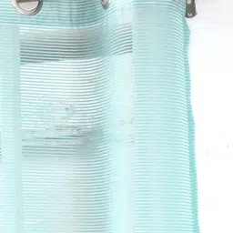 Maspar Blue Polyester Printed Door Curtain - Set of 2 image 3