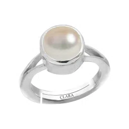 Clara Pearl Moti 6.5cts or 7.25ratti Ring image 1