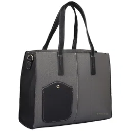 Giordano Grey Solid Handbag image 2