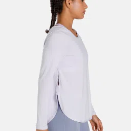 Puma STUDIO YOGINI LITE Lavender T-Shirt image 3