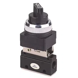 RS PRO Manual 3/2 Pneumatic Manual Control Valve MV Series, G 1/8, 1/8in Model No 2351190 image 2