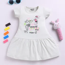 Happy Faces Girls Looney Tunes Print Pure Cotton Fit & Flare Dress-picture-29