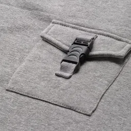 Roadster Men Grey Melange Solid Sweatshirt image 2