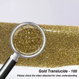 DELGON LATICARE Sparkle Glitter Epoxy Tile Grout Golden Translucide 1 Kg, EG-100s-1-100 image 3