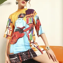 TANDUL Women Abstract Printed Top-image-52
