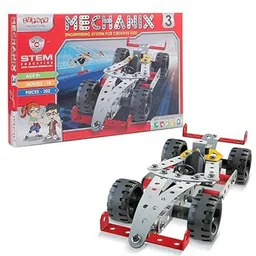 Zephyr Mechanix Metal Mechanix 3 Multimodel Making STEAM Toy With Bag 18 Models - 202 Pieces-image-27