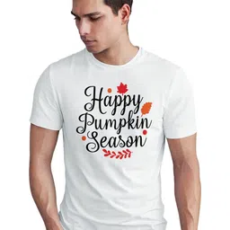 Seekbuylove Typography Printed Round Neck Bio Finish Pure Cotton T-shirt-picture-38