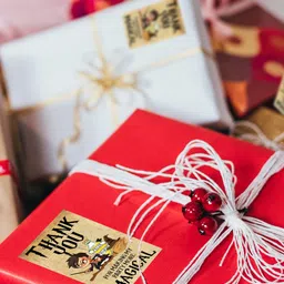 Zyozi Harry Potter Theme Thank You for Making My Party More Magical Tags for Birthday Black Yellow -Pack of 30 image 3