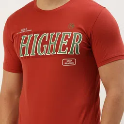 SHOWOFFFF Men Typography Printed Slim Fit T-shirt image 3