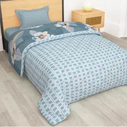 Story@Home Printed Single Comforter For Ac Room (Grey )-picture-44