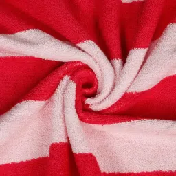 Creeva Candy Cane Stripe Beach Towel Festive Red image 4