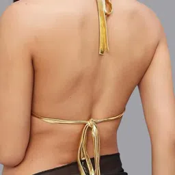 Dahr Halter Neck Swim Coverup Set With Sarong image 3