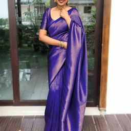 VILLE FASHION Woven Design Zari Saree-picture-23