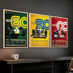 WALLLANE Multicoloured Wood Other Wall Paintings image 4