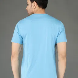 NOBLE HUSTLE Men Typography Printed Round Neck Cotton T-shirt image 3