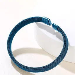 MEENAZ Men Silver Plated Stainless Steel Kada Bracelet-picture-42