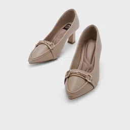 Sole To Soul Women Kitten Heel Pumps with Buckles-image-68