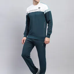 Monte Carlo Men Colourblocked Round Neck Tracksuits image 4