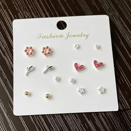TheVineGirl Geometric Studs Earrings-picture-31