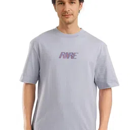 RARE RABBIT Men Typography Printed Round Neck Cotton Relaxed Fit T-shirt-picture-20