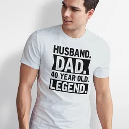 Seekbuylove Men Typography Printed Bio Finish T-shirt image 2