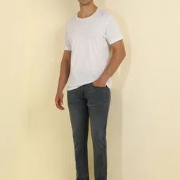 Allen Solly Men Slim Fit Mid-Rise Clean Look Light Fade Non Stretchable Jeans image 4