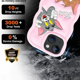 CASE CREATION Tom And Jerry Cartoon Printed iPhone 14 Pro Max Silicone Back Case image 5