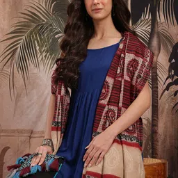 Sangria Women Woven Design Shawl-picture-24