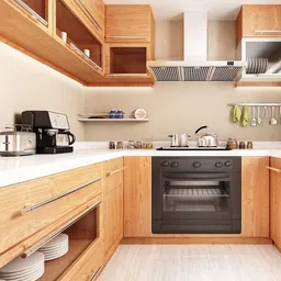 SUNBIRD Orange Abstract Printed Plastic Wall Paper image 2