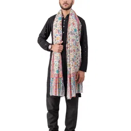 Naureen Men Embroidered Stole-picture-42