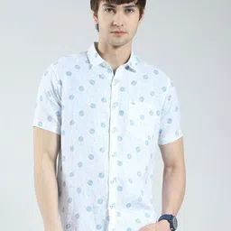 Monte Carlo Floral Printed Slim Collar Regular Fit Casual Shirt-picture-16