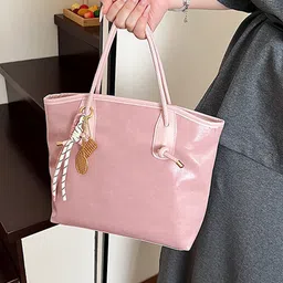 StyleCast Women Solid Oversized Structured Shoulder Bag image 4