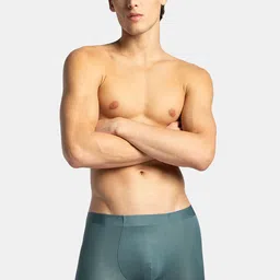 Jockey Mid Rise Microfiber Seamless Trunk - IC45-0105-FOGRN image 4