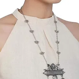 SNH EXPORT Silver Plated Beaded Jewellery Set image 5