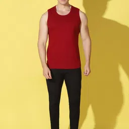 WOOSTRO Pack of 2 Printed Combed Cotton Innerwear Vests with Intelliease Technology image 3