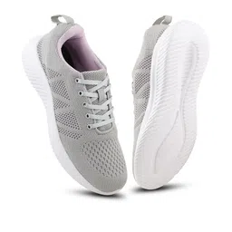 FUEL Women Grey Mesh Running Non-Marking Shoes-picture-35