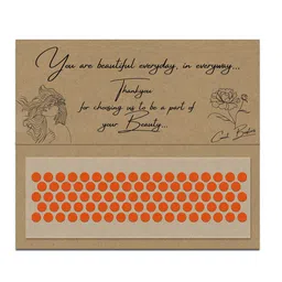 Comet Busters Bindiful Set Of 10 Traditional Round Velvet Bindi image 5